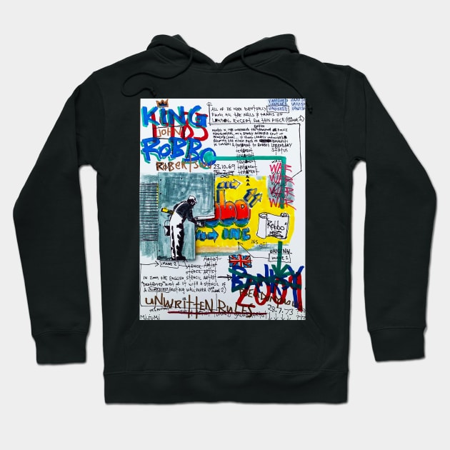 KING ROBO vs BANKSY Hoodie by Basquiat